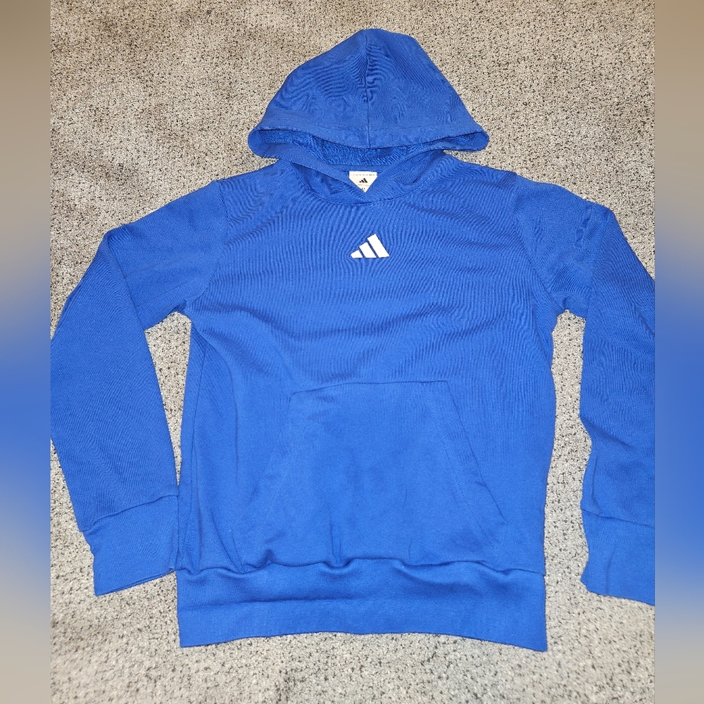 Adidas Royal Blue Hoodie Boys Medium